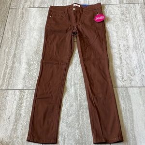 Ponytails,10,brown,5 pockets,elasticinsidewaistband(adjusttofit)longpants/girls